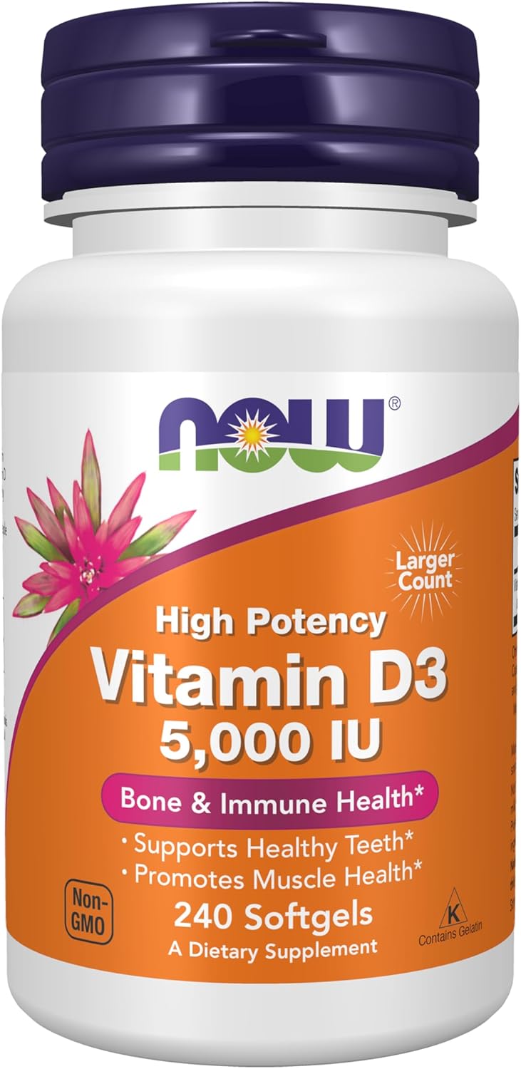 NOW Vitamin D-3 5,000 IU