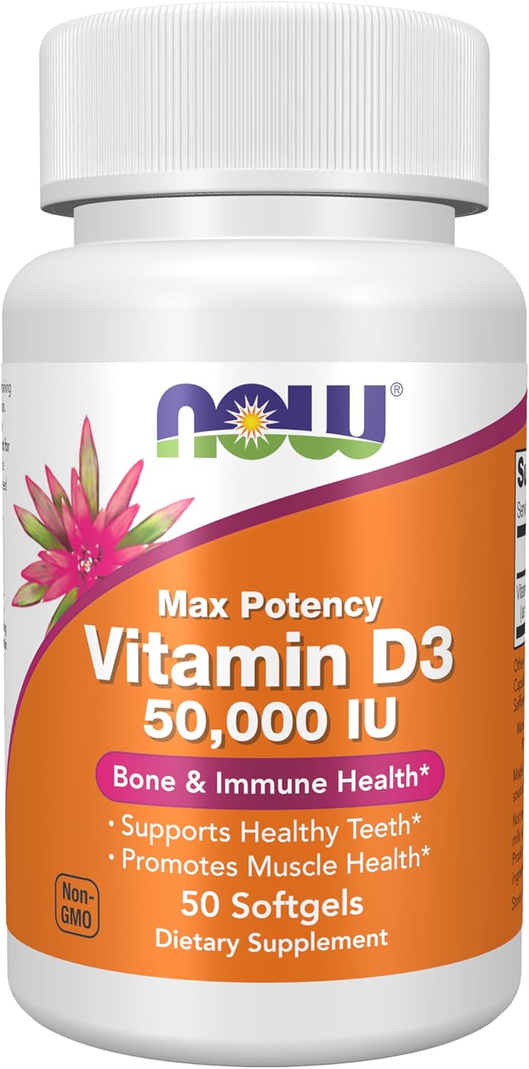 NOW Vitamin D-3 50,000 IU